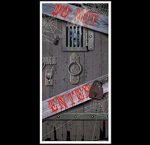 Horor - Hall Spooky poklopac vrata tamnice za Noć vještica-ne ulazite u uređenje zgrada za zabavu