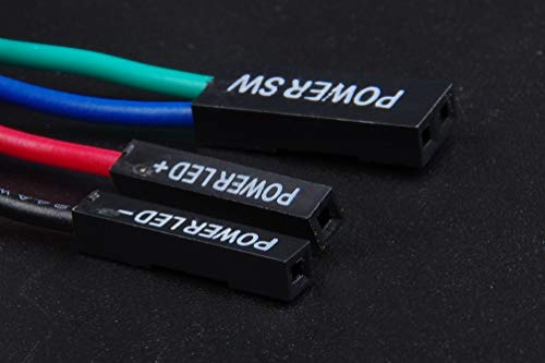 LIVISN 16mm metalni Prekidač za šasiju sa produžnim kablom od 100 cm 3.3 FT crveno žuto plavo zeleno LED za