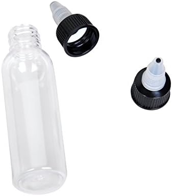 Aplikator Sa Vrhom Od 12 Pakovanja Plastičnih Flaša Sa Navojnim Poklopcem, 2 Unce