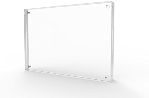 FixtureDisplays® jedinica od 24 4 x 6 ili 6 x 4 magnetni okvir za slike za stol, dvostrana kutija-Clear Acrylic 19184 19184-24PK