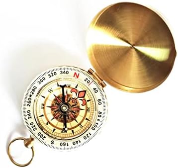 Finnuu kampiranje Pješačenje džep mesingana zlatna kompas prijenosni kompas navigacija za vanjske aktivnosti