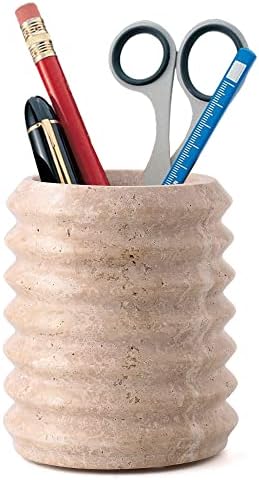 Worhe olovke Olovke Držač premium True Marble šminka drva za stolni softver Organizovanje stolnog organa Držač za držač za kuhanje za dom, uredski dekor