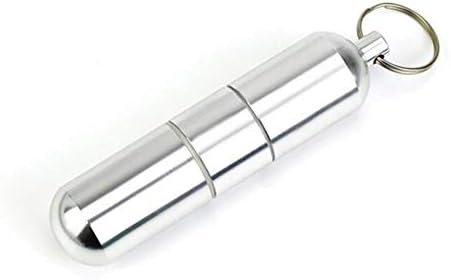 Winwinfly mini aluminijumska držač za cigarete sa prstenom za ključeve vodootporne okrugle