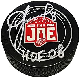 IGOR LARIONOV potpisao Detroit Red Wings zbogom Joe Game Puck-HOF 08-potpisani NHL Pakovi