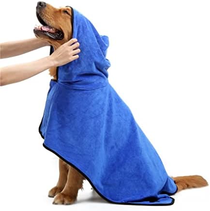 GSPORTFIS kaput za sušenje kućnih ljubimaca upijajući peškir za bade mantil Dog Super Fast Moistur torbe za kupanje ogrtač mekan
