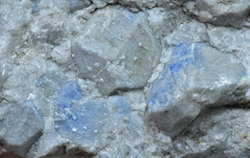1191 Gram rijetki fluorescentni Hackmanite kristali W / Scapolite & nepoznata plava boja