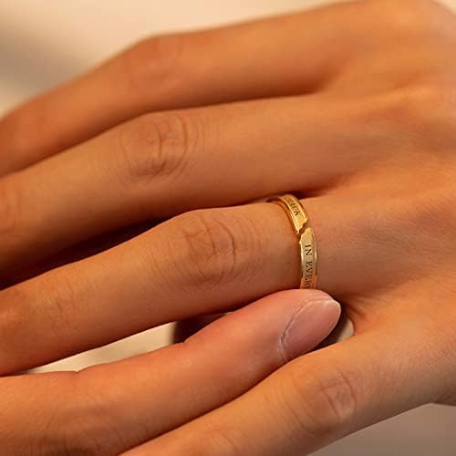 Vjenčani opseg za žene manjinski dizajn zaručni prsten zaljubljeni zaljubljeni ljubitelji zaljubljeni za žene