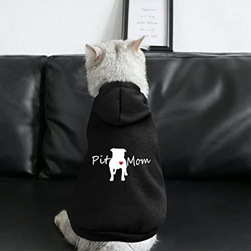 Pitbull mama personalizirani kućne ljubimce za kućne ljubimce mekani ugodno odjeća za pse prozračne džempere za kućne ljubimce sa šeširom 2xL