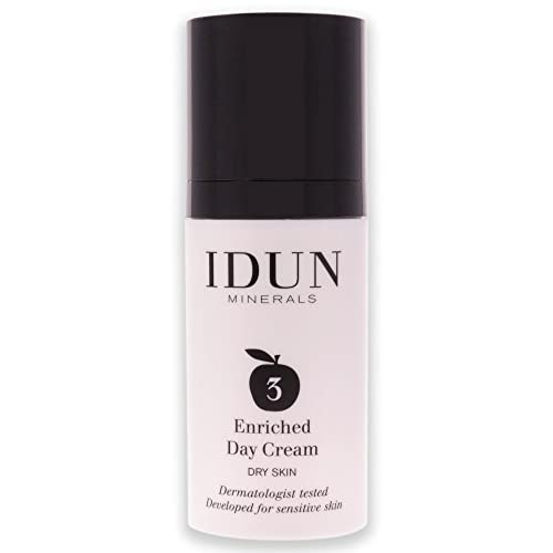 IDUN Minerals dnevna krema za suhu kožu - Protect &Morise Face/Neck - ulje kanole, Shea & kakao