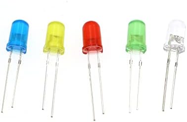 500kom 5mm LED dioda koja emituje svjetlo okrugla raznolika Boja Bijela / crvena/žuta/zelena / plava kutija za komplet