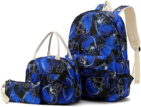Dečiji ruksak Ezycok za dječake, Osnovne školske torbe za vrtić za vratni ruksak otporan na vodeni računar s torbom za ručak s torbom za ručak