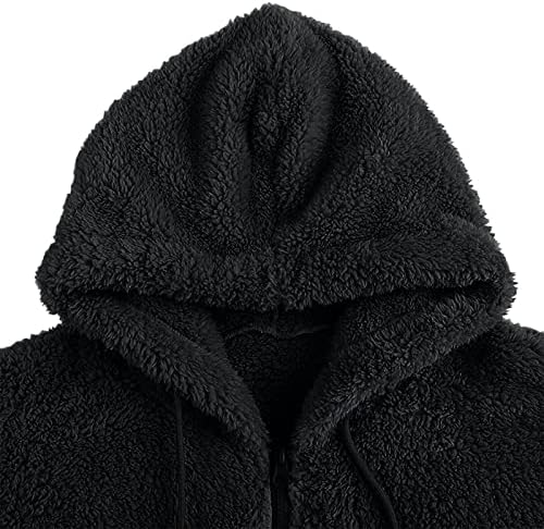 Muški kaputi i jakne Muški dvostrani plišani kardigan patentni šešir Termalna jakna od čvrsti kaputi za