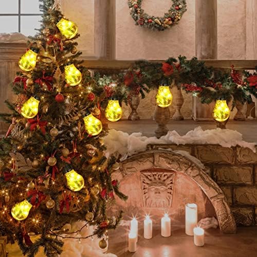 Dekorativna žarulja sa žarnom niti na baterije Zvjezdana borova igla lampa božićno drvo Lights