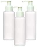 Grand Parfums 4 oz Prirodni plastični losion, boce za raspršivač sapuna s bijelim pumpama, za gel, sapun,
