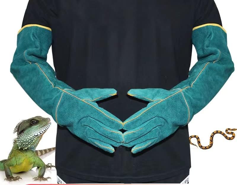 Dobavljači za kućne ljubimce Reptile Anti-Bite rukavice 60cm Zaštitne rukavice za kućne ljubimce Monitor Snake Snake Anti-Byned Ground kožne rukavice