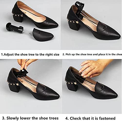 ZJHSXDR 2 para Plastična obuća Oblikovača nosila za žene Podesiva stabla cipela za žene
