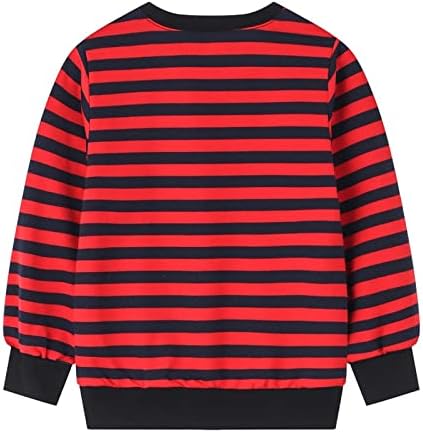 Dječak 3 Mališani Deca Devojčice Dečaci Dugi Rukavi Osnovna Majica Casual Stripe Prints Sweatershirt