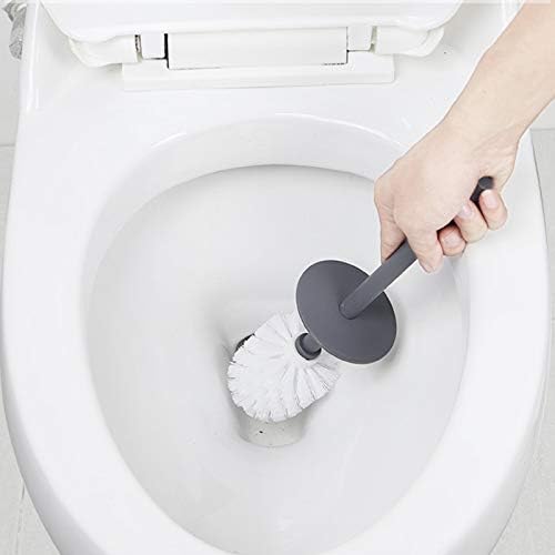 Kemeilian MTSTZ0409 Toaletna četka za čišćenje Duboko za čišćenje Silikonska toaletna četkica sa dugim plastičnim ručicama i fleksibilnom bočnom silikonskom wc-u čvrst i izdržljiv