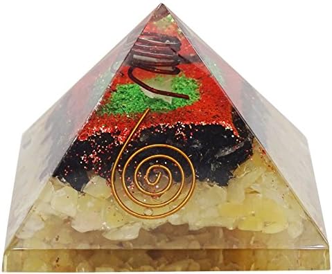 Harmonizirajte duhovni poklon piramida žuta aventurina reiki energetski generator