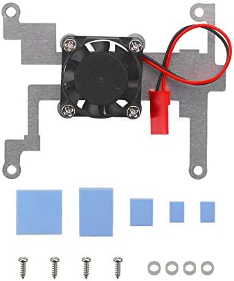 [OEM dodaci] Malina PI ventilator za hlađenje sa metalnim okvirom Termalna ploča hladnjak za hladnjak za maline PI 4B Opcionalni ABS kućište [zamjene]