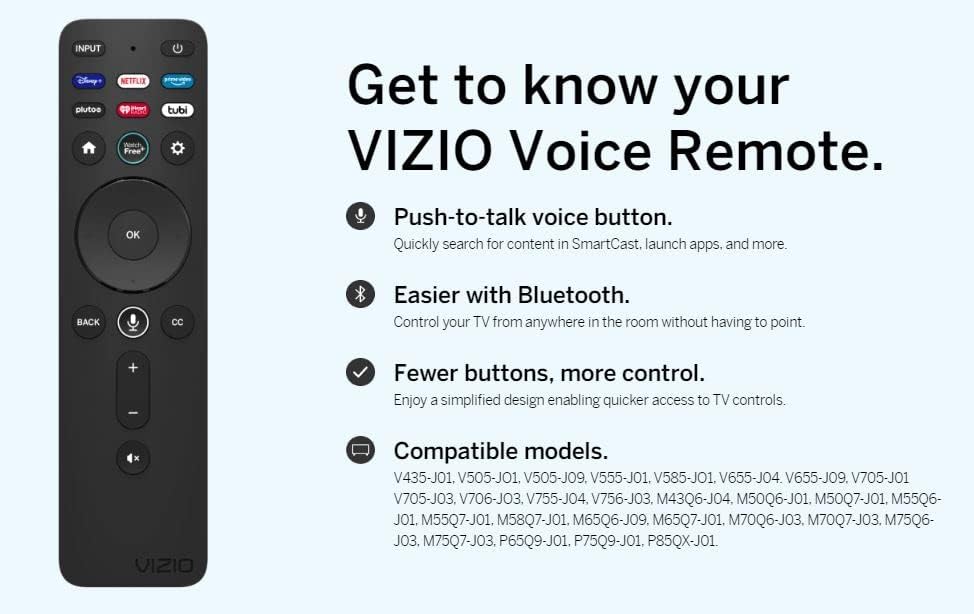 Vizio Voice Remote - XRT260
