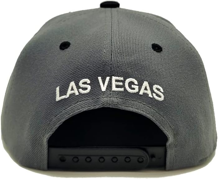 LAS Vegas Mladinski mali igrač New Skyline Cross Mačevi City Grey Black Era Snapback kapa kapa