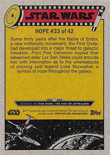 2019 TOPPS STAR WARS Putovanje za uspon Skywalker 33 Traženje Luke Skywalker Trading Card