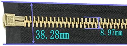 Leekayer 10 26 inčni metalni patentni patentni zatvarač odvojen jakna Zipper teški metalni zatvarači