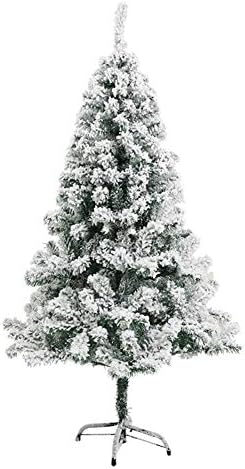 ZPEE snijeg paljeno božićno drvce golo drvo, materijal PVC umjetno šarkeno drvo sa metalnim postoljem Xmas Dekoracije lako se sastavlja-2,4m