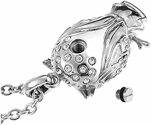 Dotuiarg nehrđajući čelični pepeo držač privjesak OWL kremacija urna ogrlica za pepeo urn memorijal