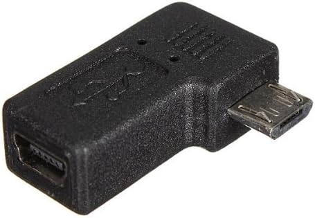 Tekit USB 2.0 5p Micro mužjak do mini ženskog desnog kutnog adaptera.