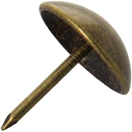 Heyiarbeit tapacirani nokti Tacks 0.75 Head Dia Iron Vintage Style metalne okrugle igle za palac 0.91 visina