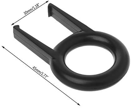 5pack crna boja zaobljeni ključ izvlakač tipki izvlakač / alat za uklanjanje poklopca ključa za mehaničku tastaturu