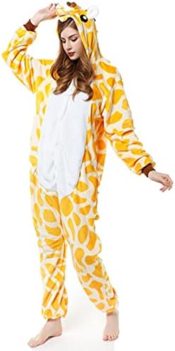 Žene Cosplay Onceees Jednostruki komad PJS slatka životinja pidžamas kombinezon za spavanje s dugim rukavima