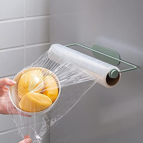 LuckMeet kuhinjski papir ručnik za ručnik željeza viseći nosač ulje apsorbiraju papir svježi voditelj za skladišni nosač rupa Besplatno lijeni rap roll papir stalak bijeli