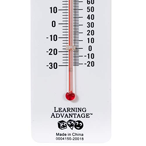 Prednost učenja Studentski termometri - Set od 10-dvostruka skala - bez žive-laki za čitanje, termometri