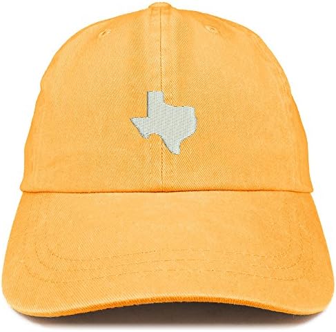Trendy Prodavnica Odjeće Texas State Map Vezena Oprana Pamučna Podesiva Kapa