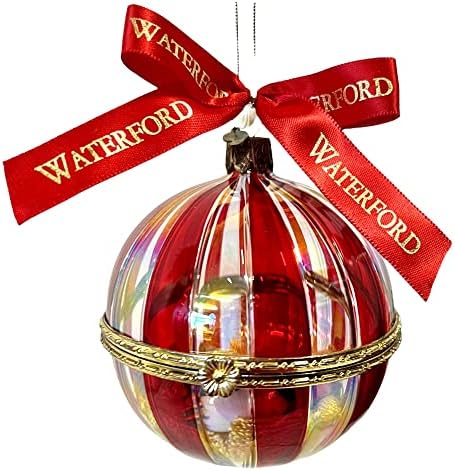 Waterford Holiday Heirlooms North Pol Treasures Tis The Season Treasure Box Christmas Ornament