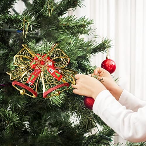 Božić Dekoracije Božićno Drvo Privjesak Ukrasi Dvostruko Zvono Scene Raspored Prodavnica Prozor Holiday