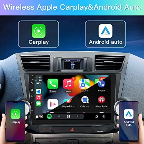 Fortdows Auto radio stereo za Toyota Highlander 2008-2013 sa Apple Carplay Android Auto-10 inčni