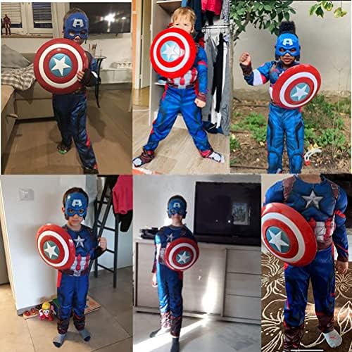 12-inčni Kapetan Amerika štit Dječiji superherojski rekvizit igračka za igranje uloga za djecu za dječake