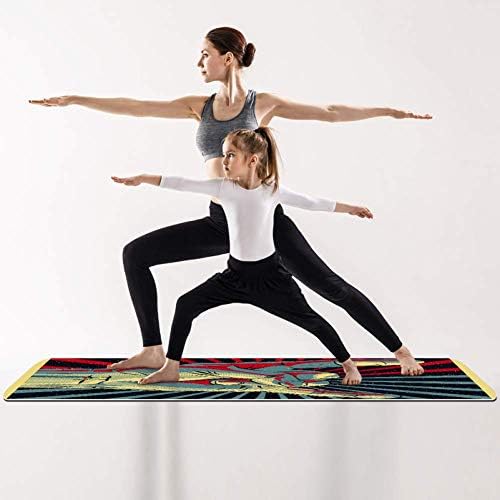 DJROW Yoga Mat Pop Art hand Gesture natural Pilates Vježba Mat Eco Friendly Gym mat Thickness 1/4
