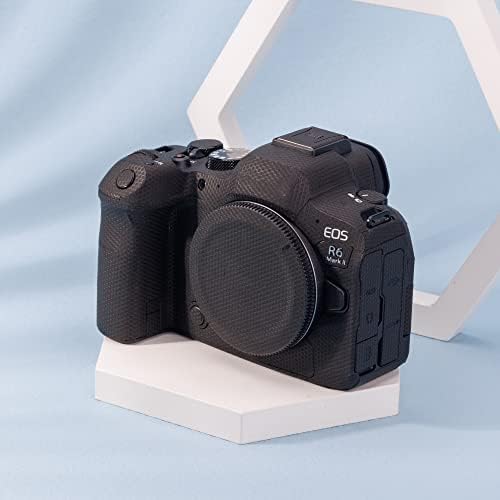 Kiorafoto EOS R6 Mark II kože, zaštitni naljepnica za zaštitu protiv ogrebotine za Canon EOS R6 MARK II Zaštita od kamere za zaštitu filma za kameru - matrica crna