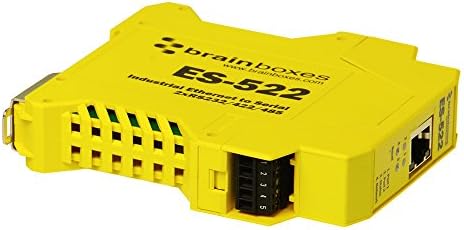 Brainboxes device Server-2 porta - 10MB LAN, 100MB LAN, RS-232, RS-422, RS-485