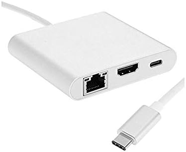 USB-C USB 3.1 Tip C do HDMI Digital AV USB OTG Gigabit Ethnernet ženski adapter za prijenosnog računala, 0,2m