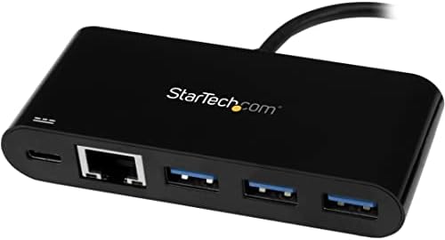 Starch.com 3 Port USB-C HUB sa Gigabitom Ethernet & 60W isporuka napajanja Passthrough punjenje