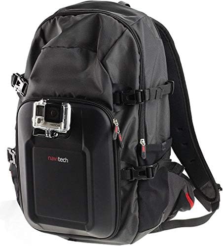 Navitech action ruksak za kameru s integriranim remenom prsa - kompatibilan sa Akaso EK7000 4K Sportska