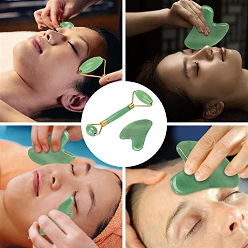 NHOSS masaža Jade valjak tanka lica sa zelene celulitne kristalne bora od 1pcs