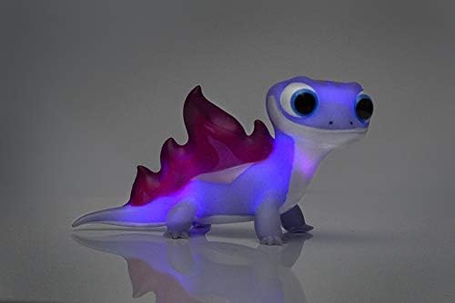Robe Factory LLC Disney Frozen 2 Bruni svjetlo raspoloženja | Vatreni duh Salamander osvjetljenje raspoloženja | promjena boje Bruni Frozen 2 lampa za raspoloženje | LED lampa za raspoloženje / duga 6 inča