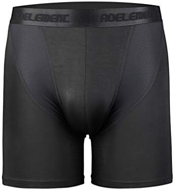 BMISEGM bokserske kratke hlače za muškarce Pakiranje elastičnih hlača seksi prozračna muško ravna dugačka donje rublje Brzi sportovi Muškarci Zabava